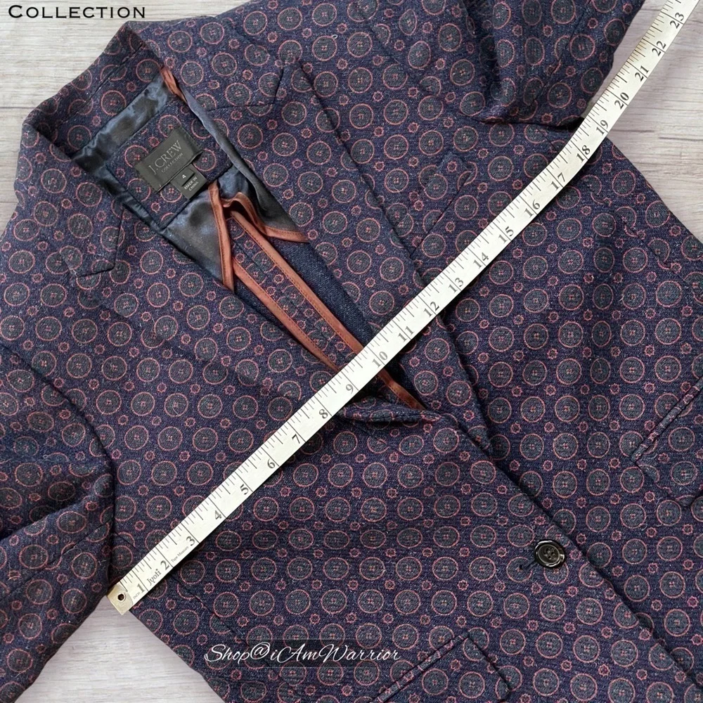 J.Crew Collection Schoolboy Blazer + Café Capri in Italian Wool Medallion Tweed
